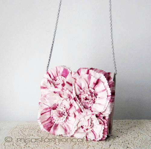 （画像用） SANTI サンティ クラッチ 　ポピー（ピンク）