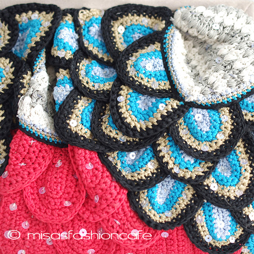 （画像用） SANTIサンティ　クジャク ショルダーバッグ兼クラッチ