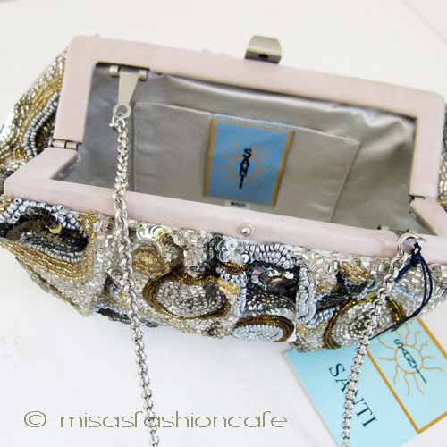 （画像用） SANTI サンティ クラッチ 花火（金・銀）