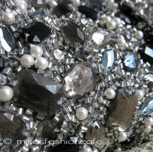 （画像用） SANTI サンティ クラッチ 　ジュエルパール