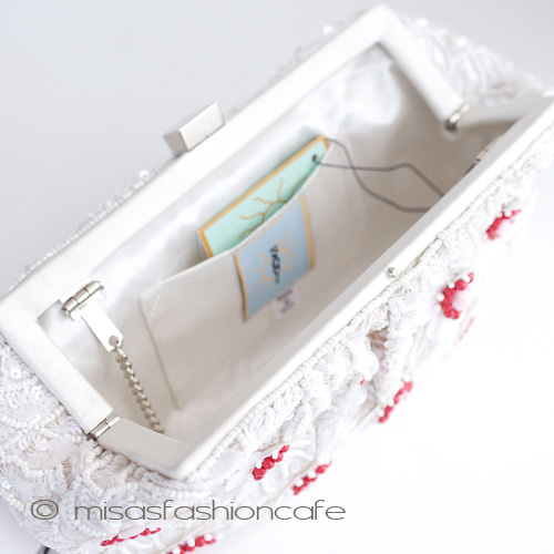 （画像用） ＳＡＮＴＩサンティ　バッグ Red＆Whiteフラワー