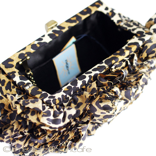 （画像用） SANTI サンティ クラッチ レオパードフラワー