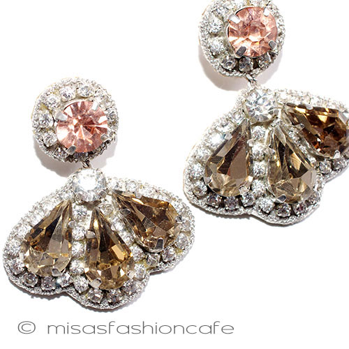 （画像用） ＳＰＡＲＫＬ　ピアス シャンパン・フローラル