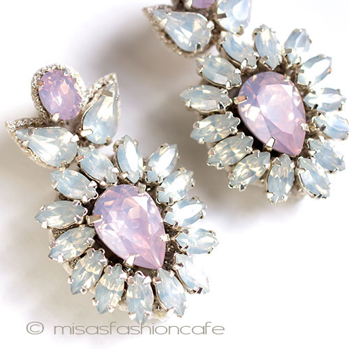 （画像用） ＳＰＡＲＫＬ　ピアス ピンク・オパール