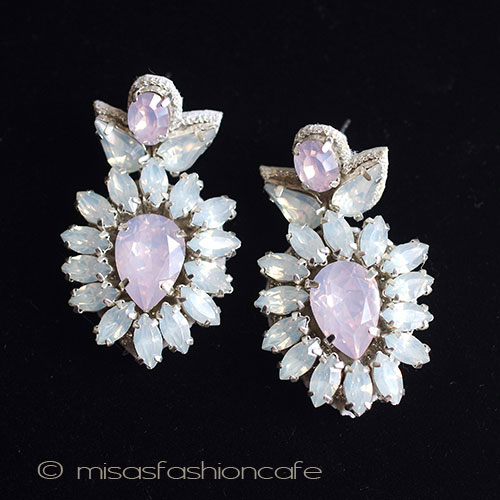 （画像用） ＳＰＡＲＫＬ　ピアス ピンク・オパール