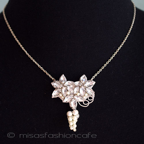 （画像用） ＳＰＡＲＫＬ　ネックレス シェルパールの葡萄