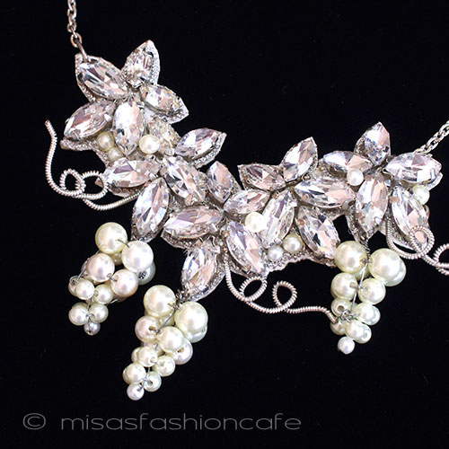 （画像用） ＳＰＡＲＫＬ　ネックレス シェルパールの葡萄（L）