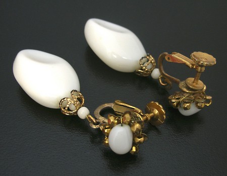 （画像用） Miriam Haskell ミリアムハスケル イヤリング