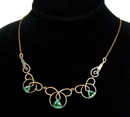 （画像用） Art Deco アートデコ アンティークネックレス