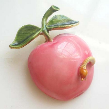 （画像用） Original By Robert アップル　ブローチ