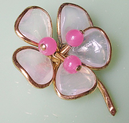 （画像用） クラウントリファリ Trifariお花ブローチ