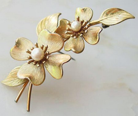 （画像用） 本真珠12Kgf　ブローチ