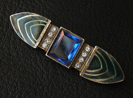 （画像用） アートデコ　ブローチ