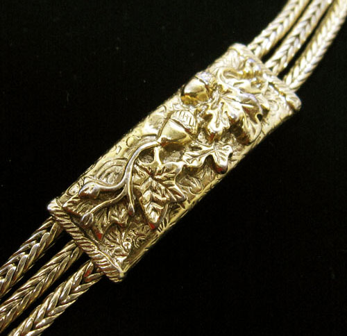 （画像用） アンティーク　 どんぐりブレスレット