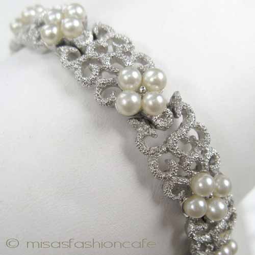 （画像用） クラウントリファリ Trifari お花ブレスレット