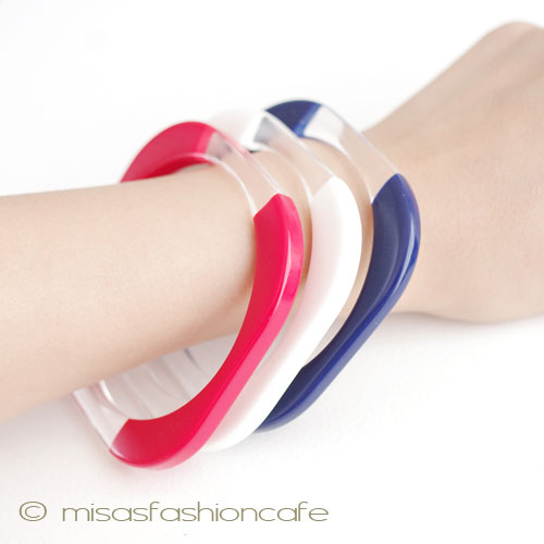 （画像用） トリコロール３連バングル