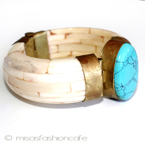 （画像用） 天然石　パワーストーン ターコイズ　バングル