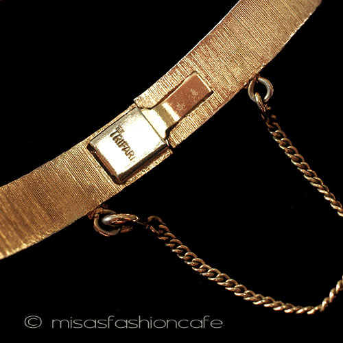 （画像用） Trifari　トリファリ ボタニカルバングル