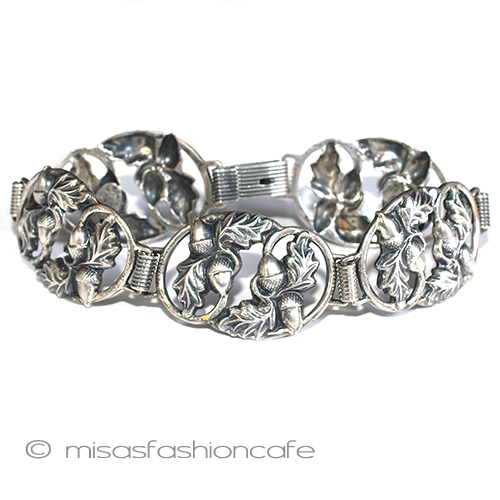 SterlingSilver　銀製 どんぐり　ブレスレット - ウインドウを閉じる