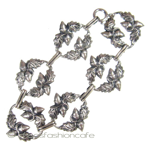 （画像用） SterlingSilver　銀製 どんぐり　ブレスレット