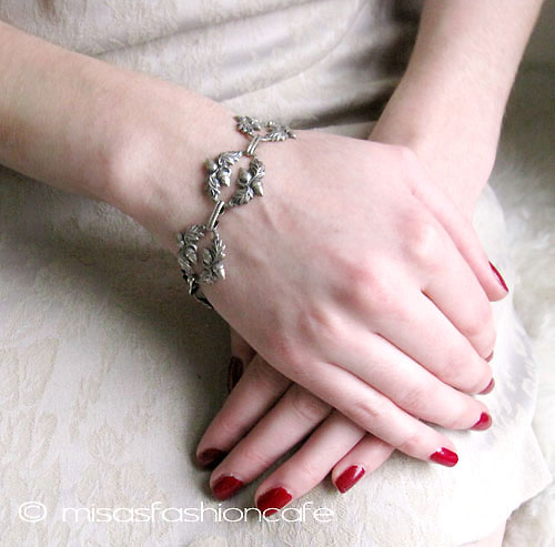 （画像用） SterlingSilver　銀製 どんぐり　ブレスレット