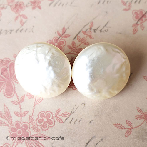 （画像用） ヴィンテージイヤリング バロックパール