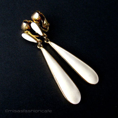 （画像用） Trifari　 トリファリ ドロップ・イヤリング