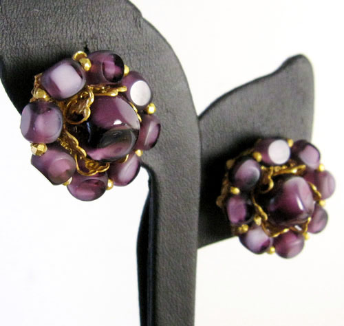 （画像用） Miriam Haskell ミリアムハスケル イヤリング