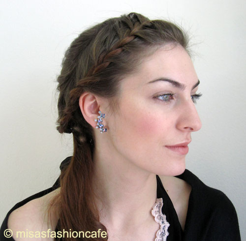 （画像用） アイリス グラス　イヤリング