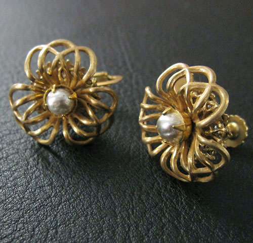 （画像用） Miriam Haskell ミリアムハスケル イヤリング