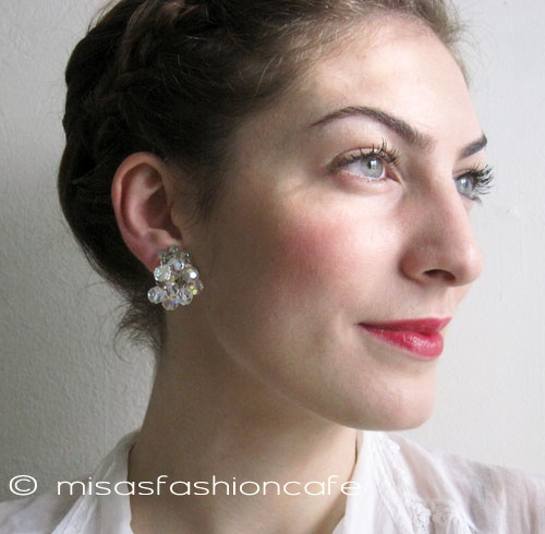 （画像用） クリスタル イヤリング