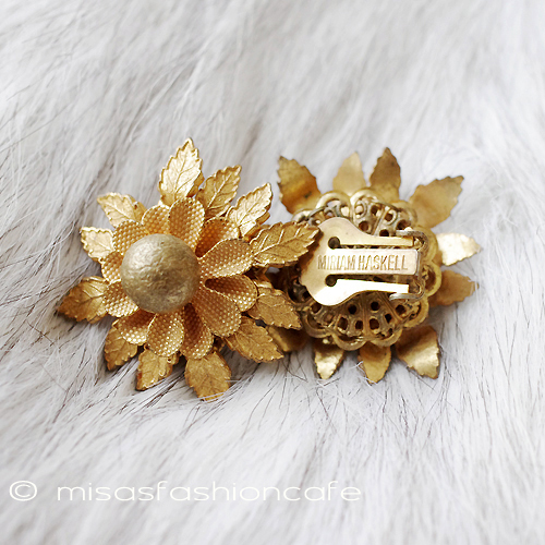 （画像用） Miriam Haskell ミリアムハスケル イヤリング