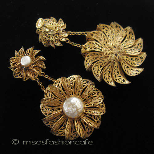 （画像用） Miriam Haskell ミリアムハスケル イヤリング