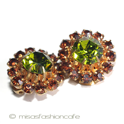 （画像用） Ａｕｓｔｒｉａオーストリア製 クリスタル　イヤリング