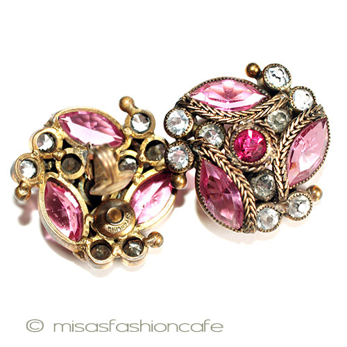 （画像用） SterlingSilver　銀製 クリスタル　イヤリング