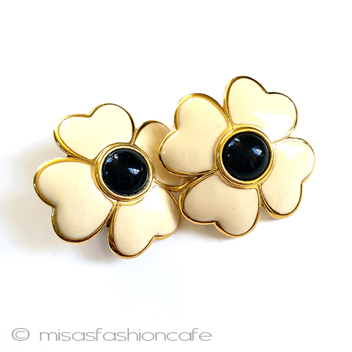 （画像用） Trifari　 トリファリ ハナミズキ　イヤリング