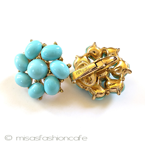 （画像用） Trifari　 トリファリ フラワー　イヤリング