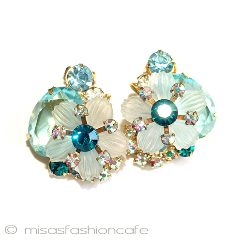 （画像用） Juliana花イヤリング