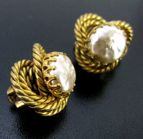 （画像用） Miriam Haskell　 ミリアムハスケル イヤリング