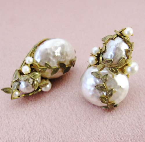 （画像用） Miriam Haskell　 ミリアムハスケル イヤリング