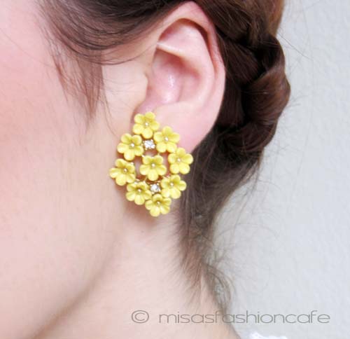 （画像用） Coro コロ刻印 　小花　イヤリング