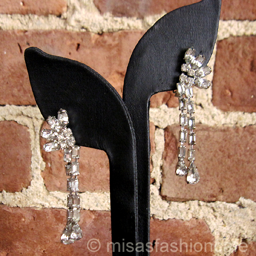 （画像用） バゲットドロップ イヤリング