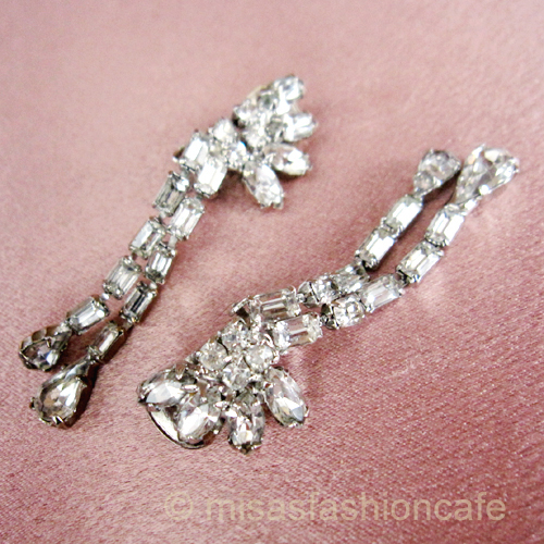 （画像用） バゲットドロップ イヤリング