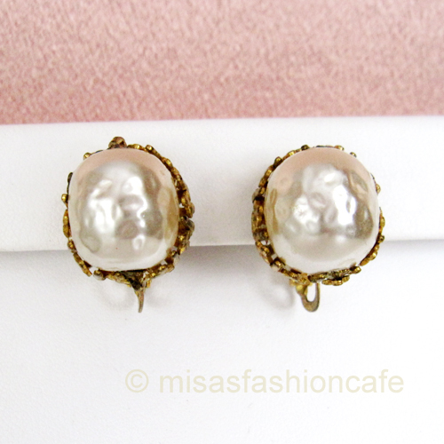 （画像用） Miriam Haskell ミリアムハスケル イヤリング