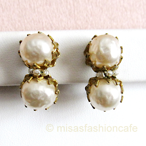 （画像用） Miriam Haskell ミリアムハスケル イヤリング