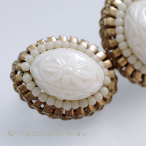 （画像用） Miriam Haskell ミリアムハスケル イヤリング