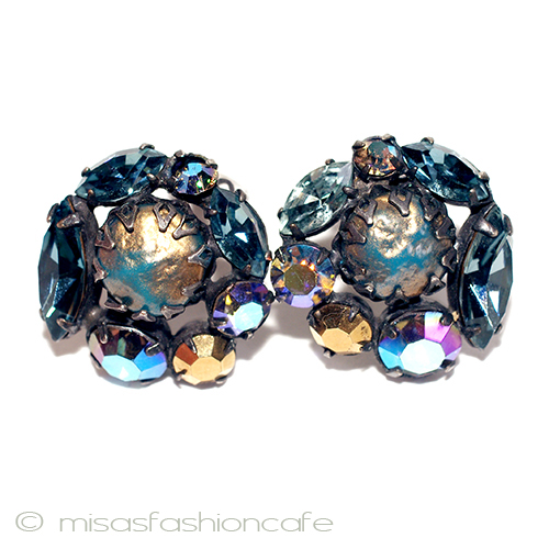 （画像用） アンティークジュエリー バロックパールイヤリング