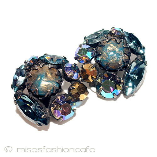 （画像用） アンティークジュエリー バロックパールイヤリング