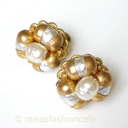 （画像用） Miriam Haskell ミリアムハスケル イヤリング