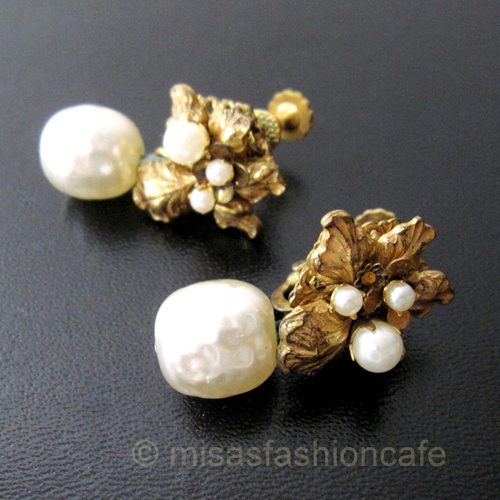 （画像用） Miriam Haskell ミリアムハスケル イヤリング